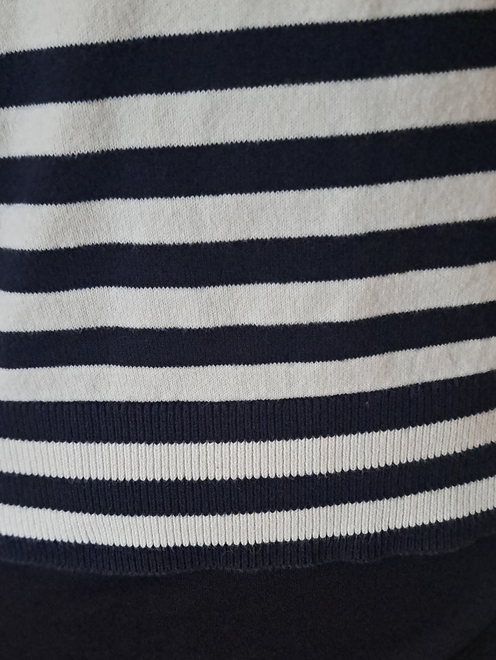 Tommy Hilfiger Black & White Striped Turtleneck T - Shirt - Picture 6 of 11